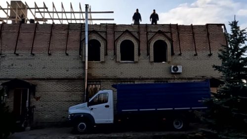 Restoration of the monastery